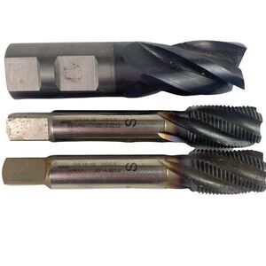 Two Paradur Drill Bit Ni  A2345806-UNF 3/4-16-3B HSS-E & 116472578 E7 AS Lot USA